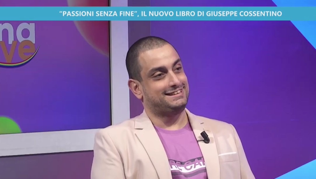 Lo scrittore italiano Giuseppe Cossentino presenta ” Passioni senza fine” il suo ultimo romanzo in tv a Mattina Live su Canale 8