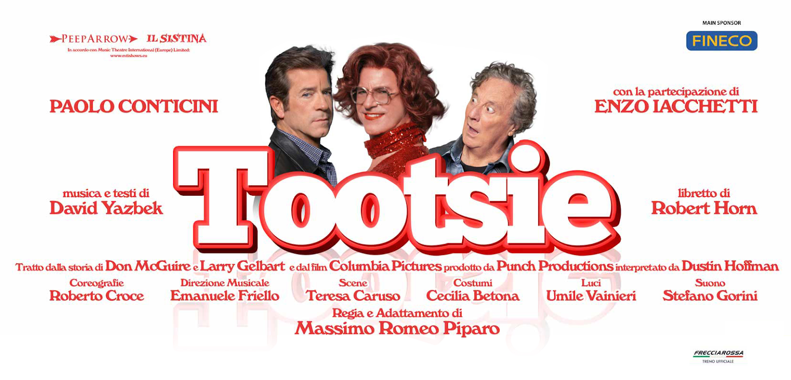 "TOOTSIE": il nuovo Musical con Conticini e Iacchetti, per la prima volta nei teatri italiani