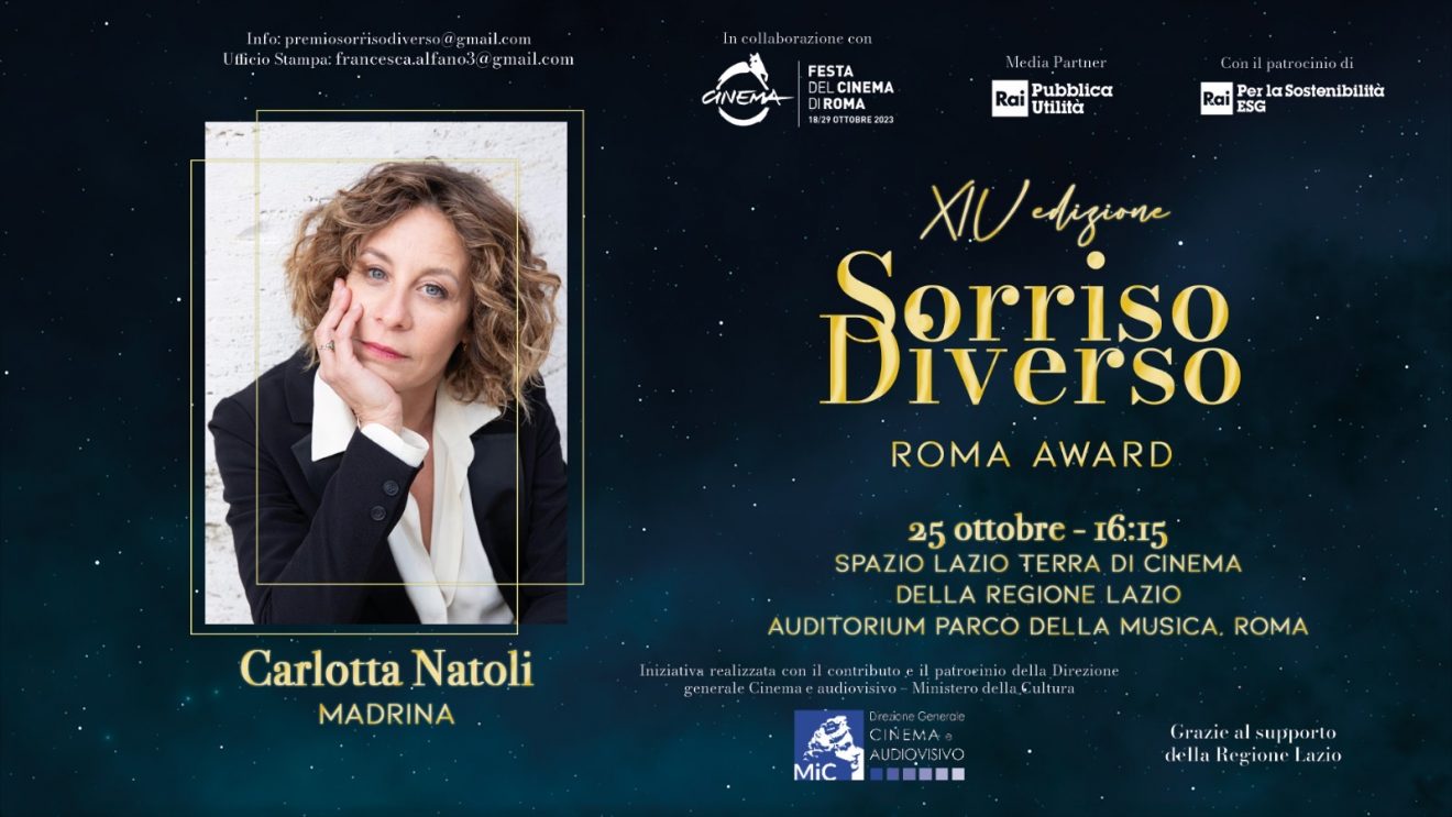 FESTA DI ROMA: 25 OTTOBRE PREMIO SORRISO DIVERSO ROMA AWARD